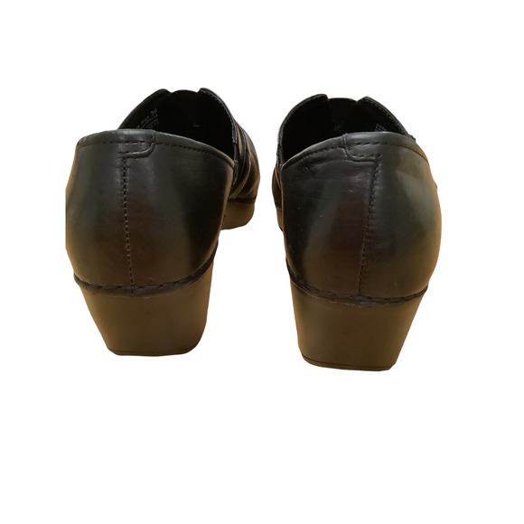 DANSKO BLACK LEATHER SLIP ON SHOES EU 39 US 8.5-9 - Picture 7 of 10